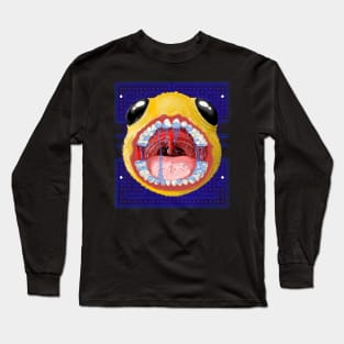 Grotesque Pacman Long Sleeve T-Shirt